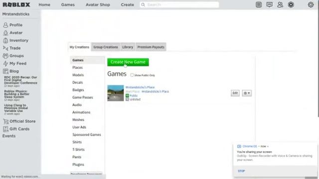 How to create a template game on roblox with no windows pc смотреть онлайн