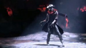 Данте исполняет танец Майкла Джексона  (Катсцена после получения шляпы Фауста) Devil May Cry 5