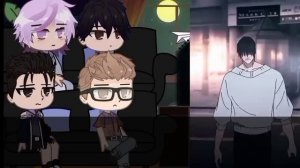 •|Jinx react to Kim Dan as Megumi Fushiguro|•