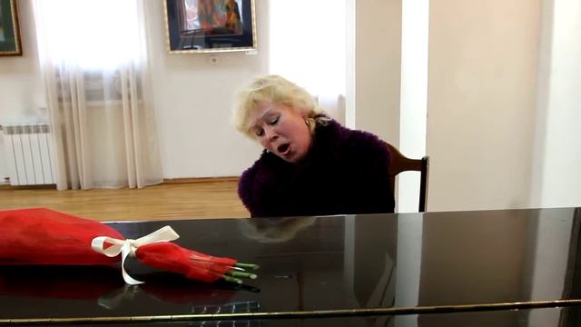 на выставке 