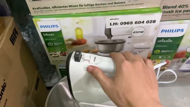 Máy đánh trứng để bàn philips HR3750 смотреть онлайн