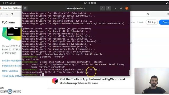 Part 2-2 Python programming for beginners Python Ubuntu installation смотреть онлайн