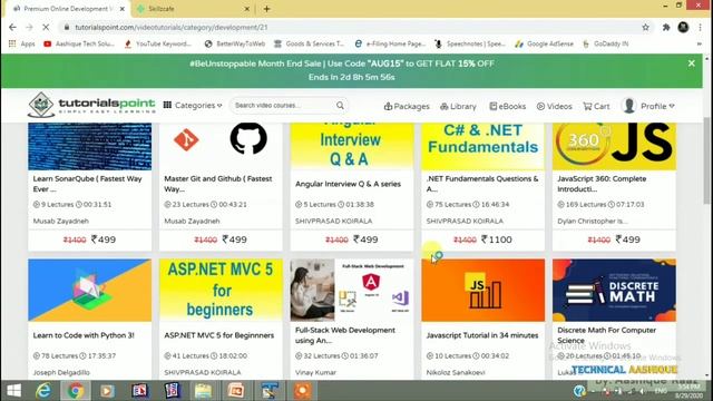 FREE courses with certificate from Tutorialspoint.com ||Technical Aashique смотреть онлайн