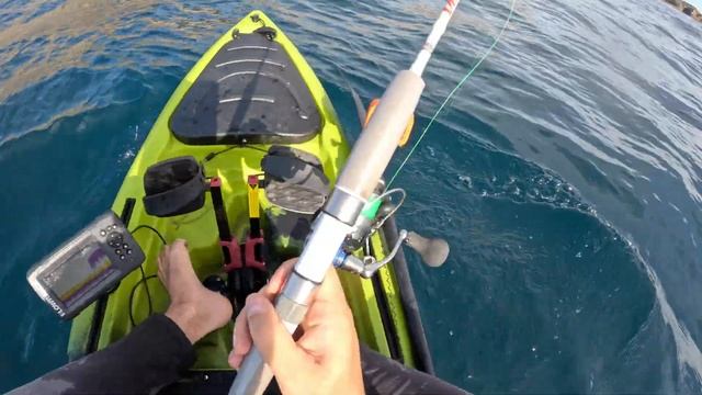 Fighting powerful fish on light gear - Fun but not sustainable! Sydney Kayak Fishing смотреть онлайн