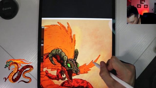 Zelda Ocarina of Time Fan Art | Painting in Procreate Live Stream смотреть онлайн