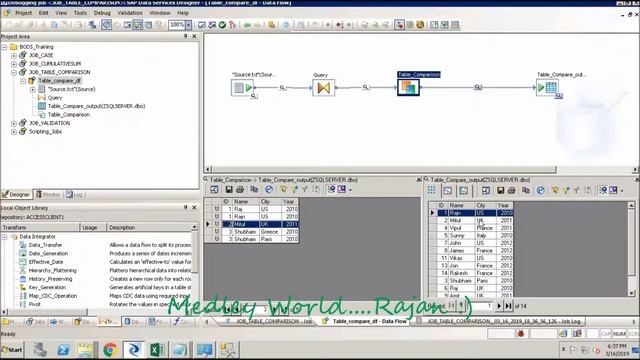 SAP BODS| TABLE COMPARISON| INPUT CONTAINS DUPLICATES смотреть онлайн