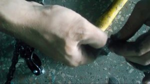 Как разъединить, расклепать, разомкнуть, велосипедную цепь. Снять замок.