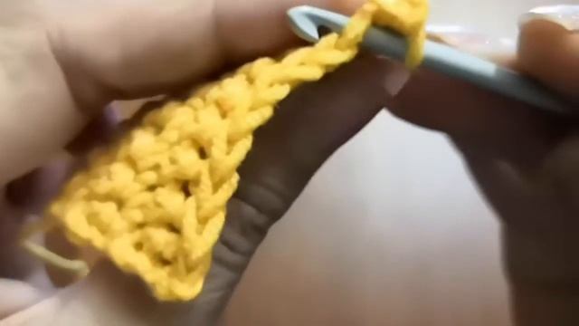 Рельефные столбики без накида. Крючок. смотреть онлайн