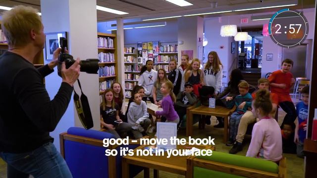 My Daughter Takes The 10 Minute Photo Challenge In A Public Library (with Elliana Walmsley)