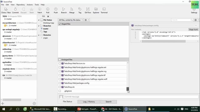 Bài 4: Cách sử dụng Git và Source Tree để quản lý source code dự án смотреть онлайн