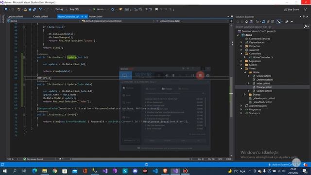 .Net Core 5.0 ile Emlak Sitesi - Ef-Core Kullanımı Güncelleme смотреть онлайн