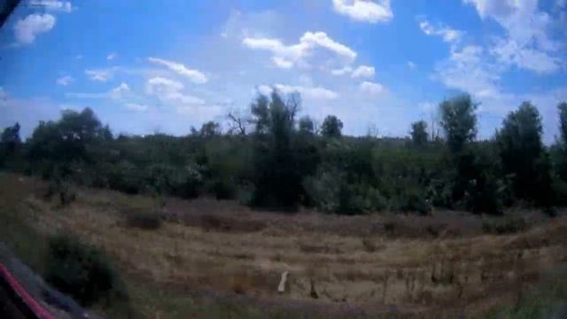Железная дорога Сальск - Пролетарская - Куберле (вид из окна поезда, южная сторона) (СКЖД) смотреть онлайн