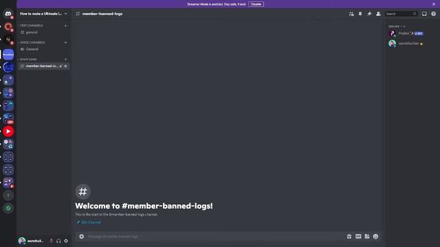 How To Make The Ultimate Logging System On Discord With Probot (Very Easy)