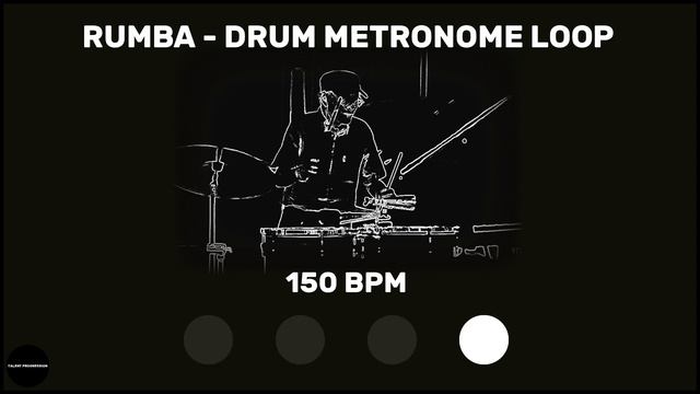 Rumba | Drum Metronome Loop | 150 BPM смотреть онлайн