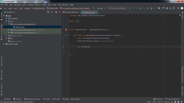 Kotlin Button Click Event | Android Studio Tutorial | 2021 | Foxandroid | #1 смотреть онлайн