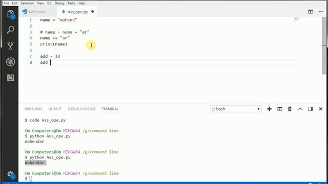 #35 Assignment Operator in detail // Complete Python tutorial(2020)? смотреть онлайн