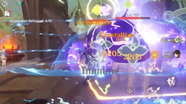 [Genshin Impact] My sis won on Nahida banner, so I used both our accounts to clear a domain смотреть онлайн