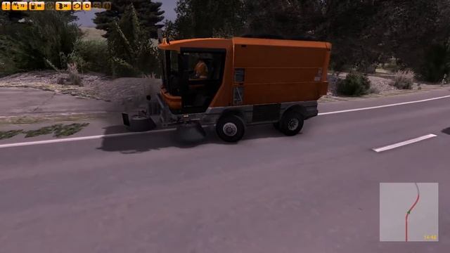 Taff Play's - Street Cleaning Simulator 2011 #3 - Adjustable mirrors! смотреть онлайн