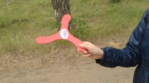 Бумеранг трехлопастной | Как запускать бумеранг на улице