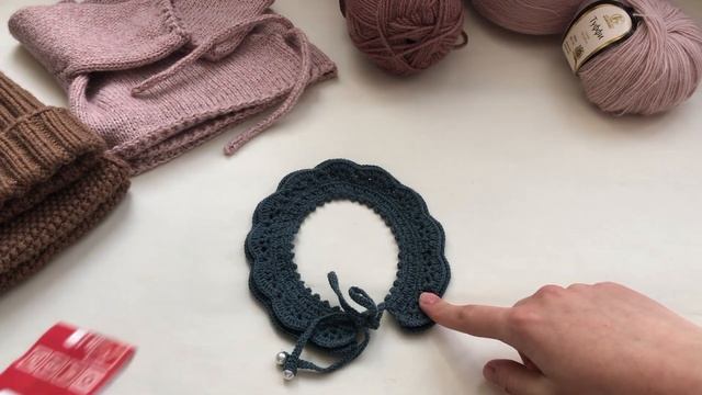 Вязальный дневник. Шапка с ушками. Воротничок крючком. Новый процесс - "Северные ягоды". Эпизод 1 смотреть онлайн