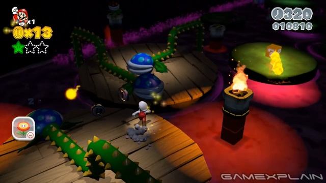 Super Mario 3D World - World Flower-3 Piranha Creeper Creek after Dark смотреть онлайн