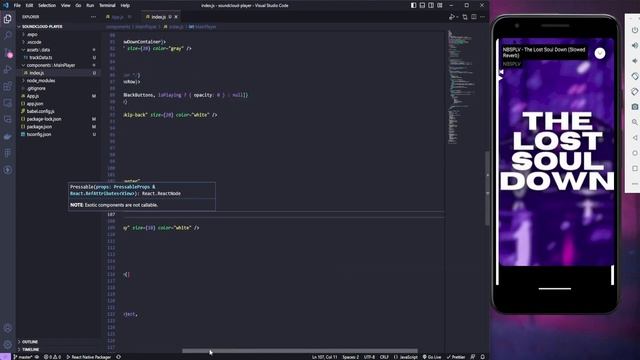 ? Building an Animated SoundCloud Player App: React Native, Expo SDK смотреть онлайн