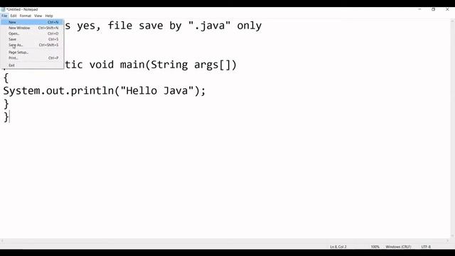 Java interview question | Is empty .java file name a valid source file name? | simple example смотреть онлайн