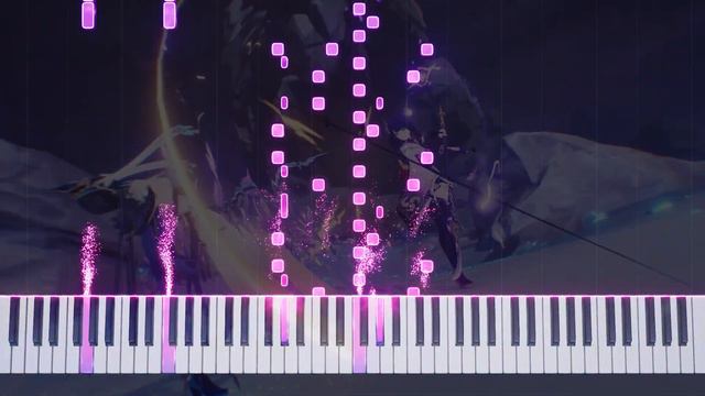 Termination of Desires Raiden Shogun Theme - Genshin Impact Piano Tutorial