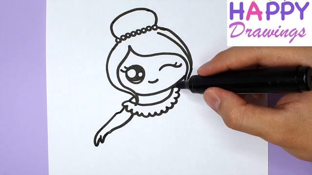 How to Draw a Ballerina Dancer смотреть онлайн
