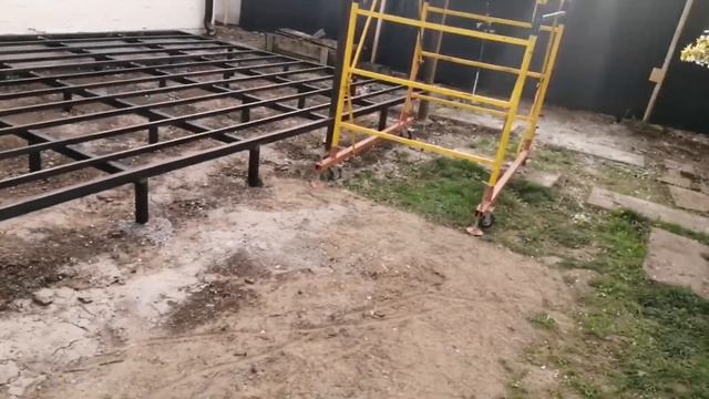 Терраса и навес 7м на 4 м изготовление и монтаж