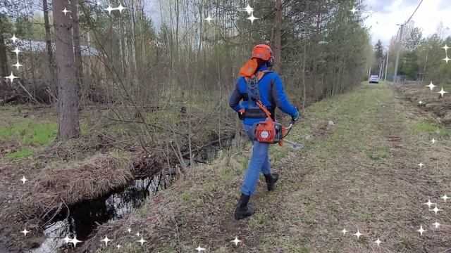 Кусторез husqvarna 555FX смотреть онлайн