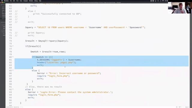 Execute Query and Check Login - DBLogin - MySQL Database with PHP смотреть онлайн