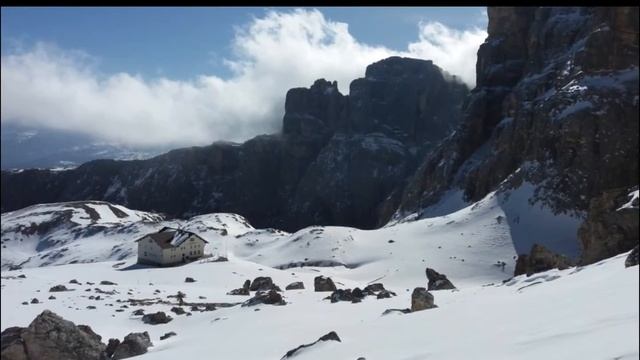 Sass dei Ciamorces 2999mt (ski touring - sci ripido) смотреть онлайн