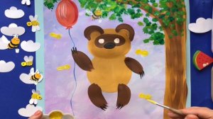 Рисуем Винни Пуха.Рисование для детей.