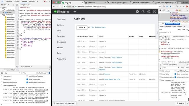 Chrome Extension to modify the QuickBooks Online interface. смотреть онлайн