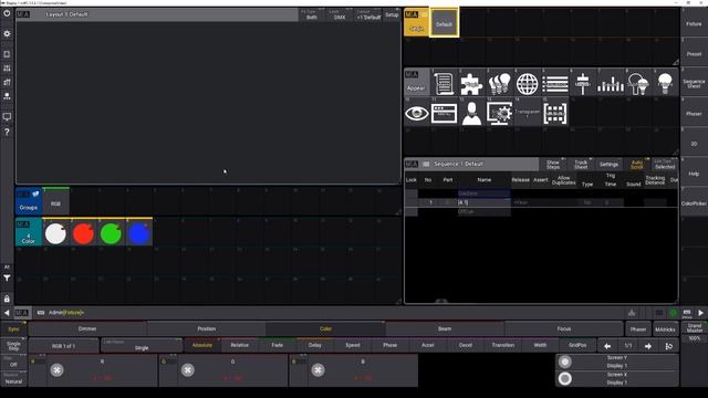 GrandMA3 Interactive Color Layout