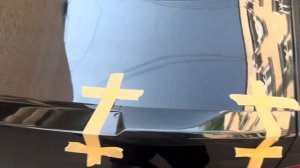 Спойлер на багажник vw polo sedan M-стиль