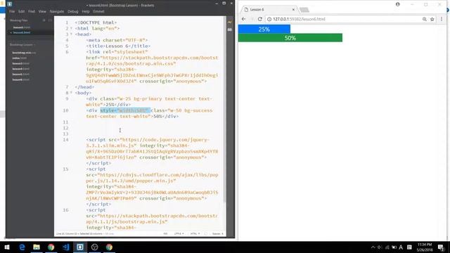 Bootstrap4 6강: Width 와 Height 사용 смотреть онлайн