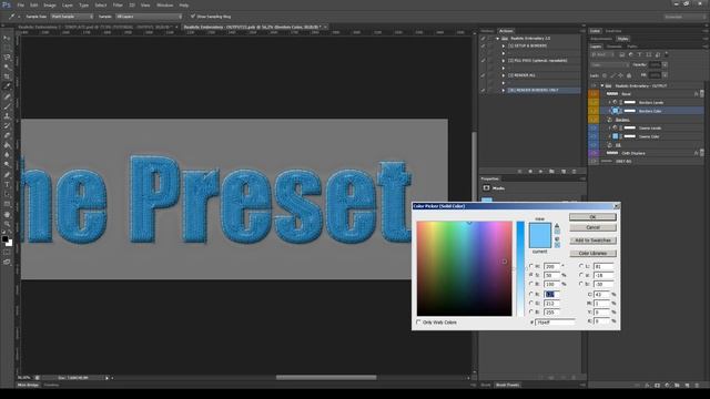Realistic Embroidery V2 - Photoshop Actions - HOW TO USE смотреть онлайн