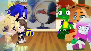 Реакция фнаф 9 на сана, муна, грегори. Читать описание