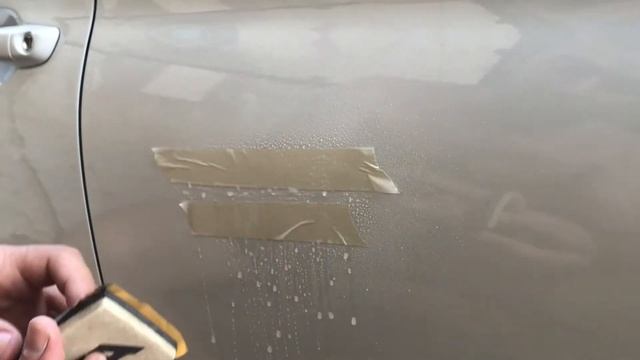 Как убрать глубокую царапину без покраски! смотреть онлайн