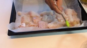 Треска запечённая в духовке с овощами! Вкусный рецепт трески! Как готовить треску!