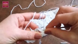 Рельефный узор со снятыми петлями - видео для начинающих