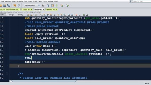 Jtable sales invoice Java Swing смотреть онлайн