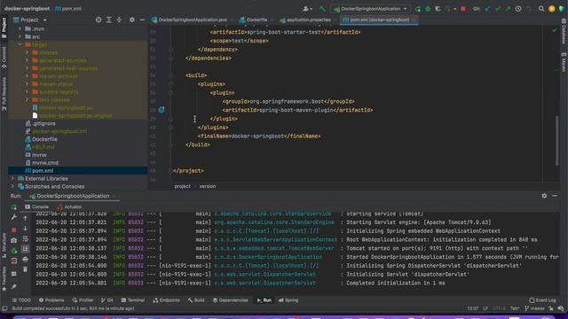 Dockerize spring boot application смотреть онлайн