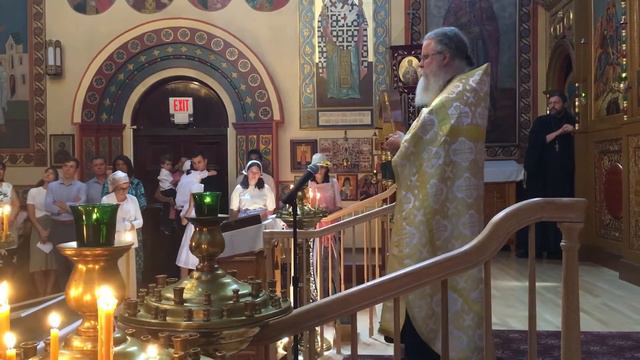 VII - 071820, о Павел (Иванов), крещение, ц Св Владимира, Jackson, New Jersey смотреть онлайн