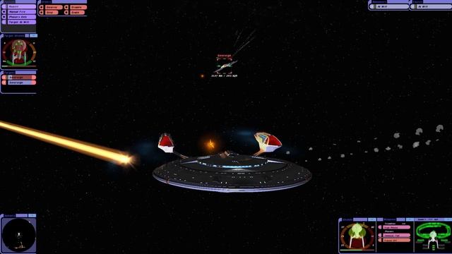 Sovereign MK2 VS 2 Original Sovereign Class - Star Trek Starship Battles смотреть онлайн