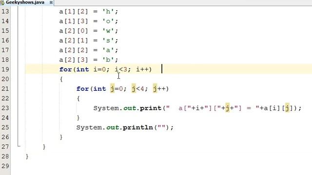 222. char Two D Array in Java Programming (Hindi) смотреть онлайн
