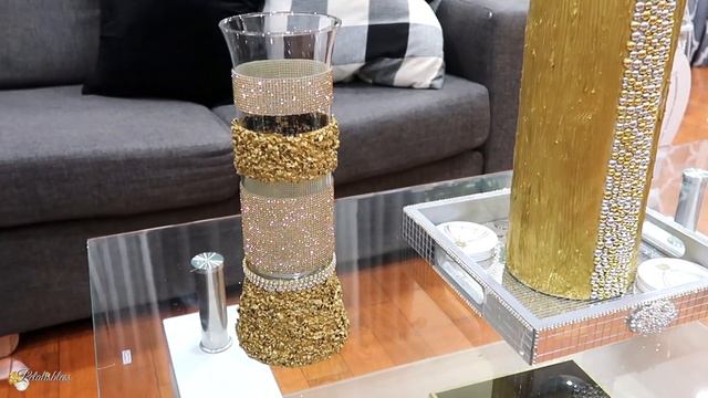 DIY GLAM TRAY & CANDLE HOLDER \ VASE | DIY EASY MODERN HOME DECOR IDEAS | FT BEEBEECRAFT смотреть онлайн