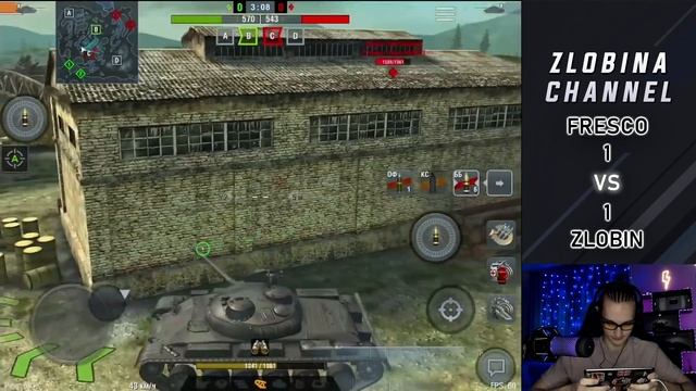 ИГРА В ФАДИНА#1 | Об. 140 без права на ошибку | Zlobina_Liza vs FRESCO | WoT Blitz смотреть онлайн